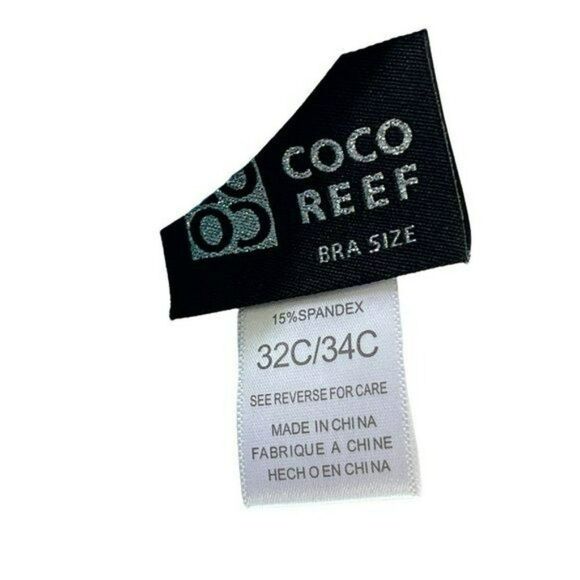 Coco Reef Womens Ocean Blue Five Way Convertible Blue Tankini Top 32C‎ 34C New - Picture 10 of 13